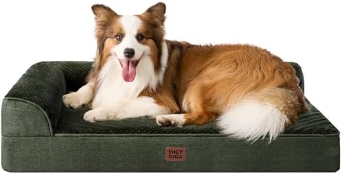 EHEYCIGA XL Dog Bed Memory Foam by EHEYCIGA