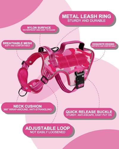 Dog Harness, Tactical No Pull for Small Sized Dog - Image 6