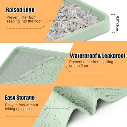 Silicone Cat Litter Mat 42" x 29" Cat Mat - Image 6