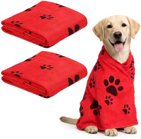 Microfiber Dog Towels Drying Dogs 40x20 in Super Soft by Unknown