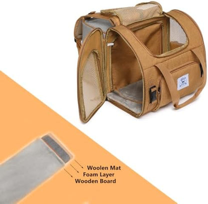Pet Backpack Carrier for Small Dogs Medium Cats, Breathable and Collapsible - Image 3