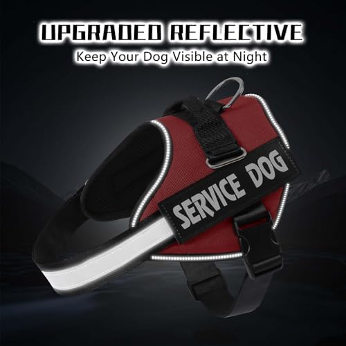 MUMUPET Service Dog Vest, No Pull & Reflective Dog Harness - Image 5