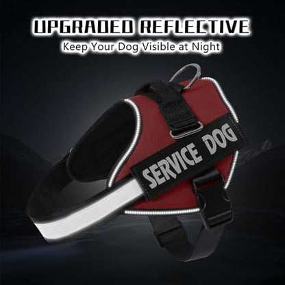 MUMUPET Service Dog Vest, No Pull & Reflective Dog Harness - Image 5