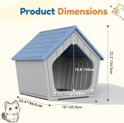 Cat Litter Box Enclosure, Resin Outdoor Litter Box - Image 6