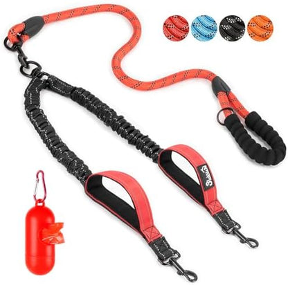SlowTon Double Leash for Two Dogs, No Tangle & by SlowTon
