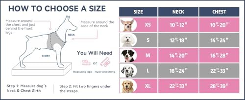 PHOEPET No Pull Dog Harnesses for Small Dogs Reflective Adjustable - Image 6