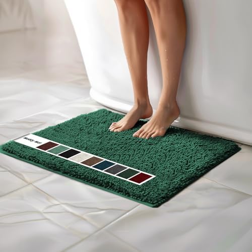 Muddy Mat® | Chenille Bathroom Rugs Quick Dry Microfiber Mats Non Slip Washable by MuddyMat%C2%AE