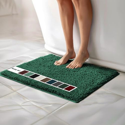 Muddy Mat® | Chenille Bathroom Rugs Quick Dry Microfiber Mats Non Slip Washable by MuddyMat%C2%AE