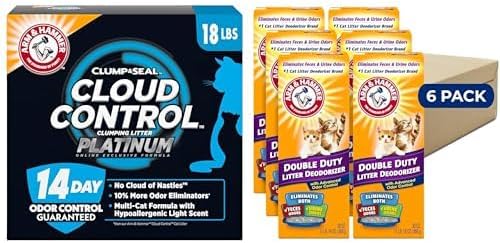 Arm & Hammer Cloud Control Platinum Multi-Cat Clumping Cat Litter by ARMHAMMER