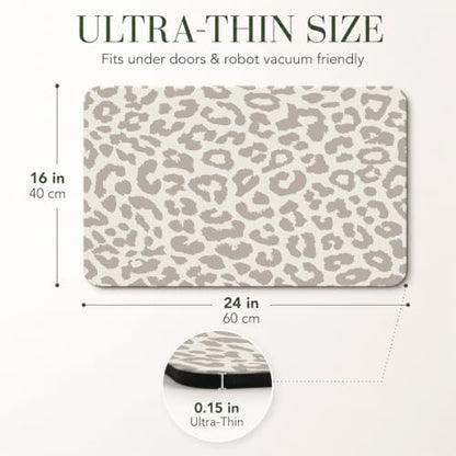 Natural Diatomaceous Earth Bath Mat, Ultra Thin Quick Dry Floor Rug - Image 3
