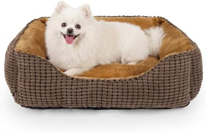 MIXJOY Dog Beds for Medium Dogs Washable, Rectangle Pet Bed Medium Size Dog by MIXJOY