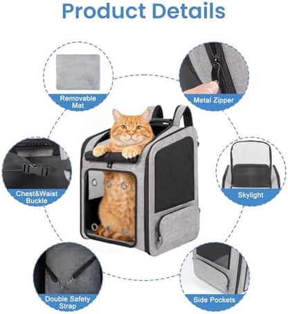 Extra Large Cat Backpack Carrier - Image 4