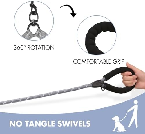 BAOBOTE Double Dog Leash, Dual Dog Leash - Image 3