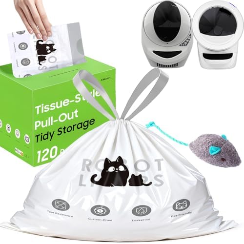 120 Pack Automatic Litter Box Bags Fit by Unknown
