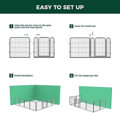 FXW Aster Dog Playpen Designed for Yard, 16 Panels - Image 6