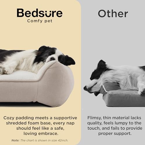 Bedsure SupportMax® Extra Thick Orthopedic XL Dog Beds Large Sized Dog - Image 3
