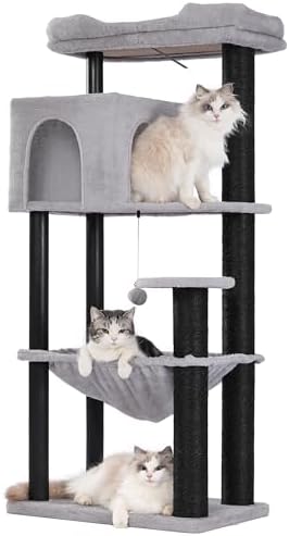XL Cat Tree for Large Cats 15lbs-53”Cat Tower - Image 6