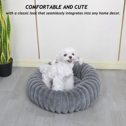 Donut Dog Bed for Small Dogs & Cats - Image 2
