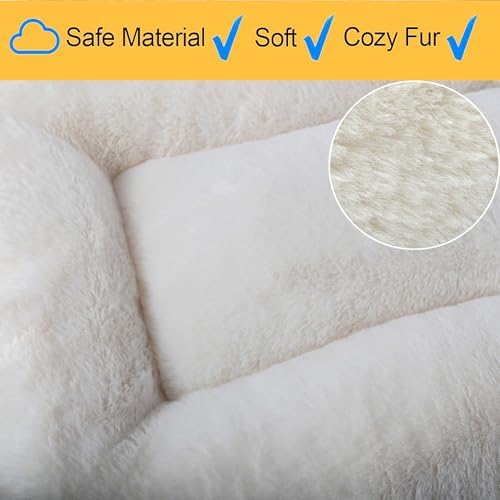 Crate Beds for Small Dogs Ultra Soft Cat Bed for Indoor Cats Washable & - Image 6