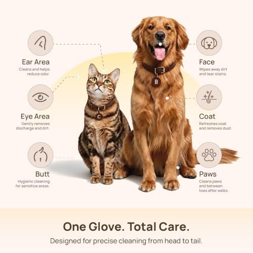 HICC PET Dog Wipes for Dogs & Cats, Individual Glove Packs - Image 6