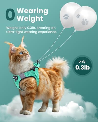 FAYOGOO Cat Harness and Leash Set, Escape-Proof Step-in Vest - Image 4