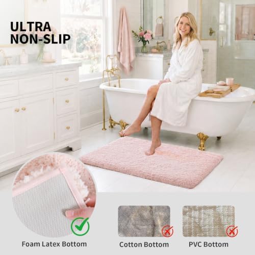 ILANGO Bathroom Rugs 32" × 20", Extra Soft Absorbent Microfiber Bath Rugs - Image 4