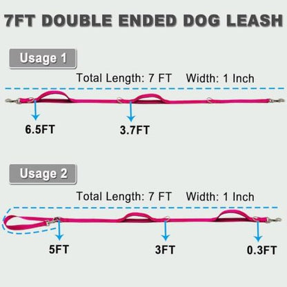 WYuZe 7ft Double-Ended Dog Leash - Image 7