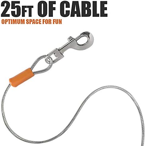 BV Dog Tie Out Cable 25 Feet - Image 3