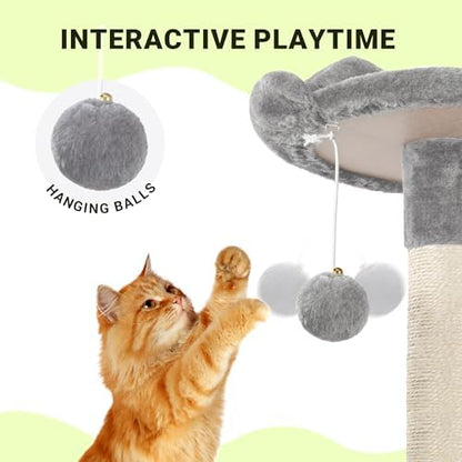 Allewie 64 Inches Multi-Level Cat Tree Tower - Image 4