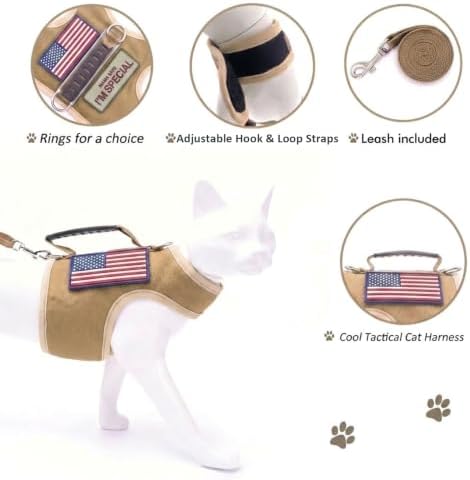 Cat Harness and Leash Set for Walking Escape Proof - Image 3