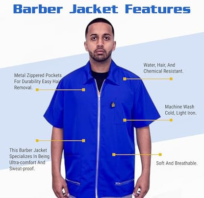 King Midas Professional Barber Jacket - Image 3
