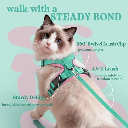 rabbitgoo Cat Harness and Leash Set, Escape Proof Vest - Image 5