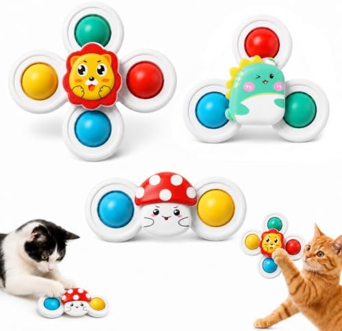 3Pcs Suction Cup Cat Toy, Window Perch Companion Interactive Play Toy by Unknown