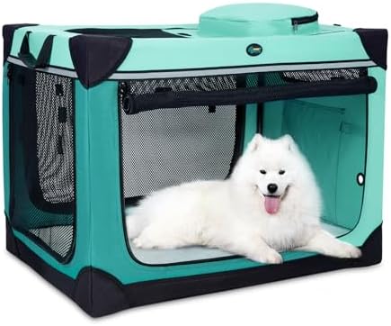Ownpets Collapsible Travel Dog Crate by Ownpets