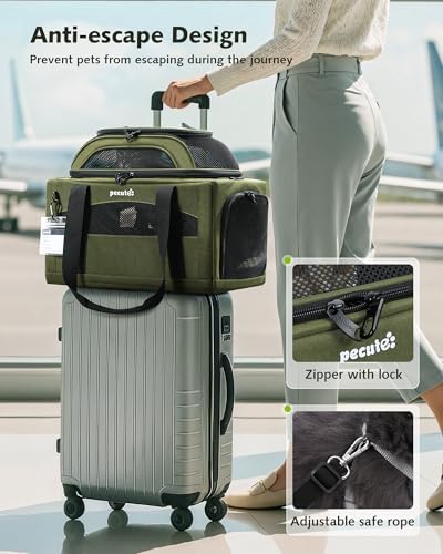 Pecute Top Expandable Airline Approved Pet Carrier - Image 5