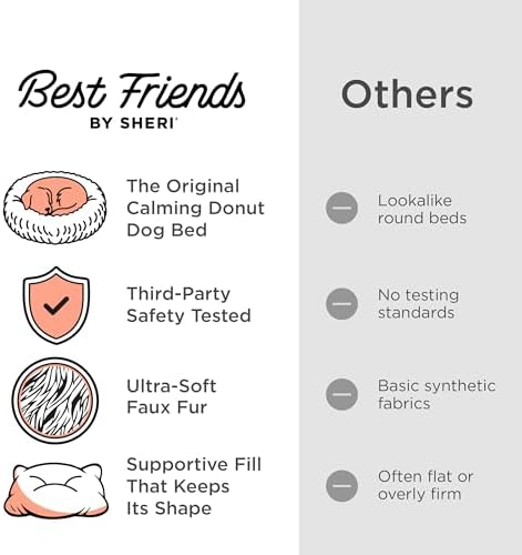Best Friends by Sheri Original Calming Donut Dog Bed - Image 6