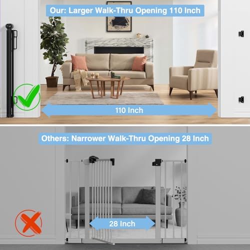 PRObebi Retractable Baby & Dog Gate - Image 2