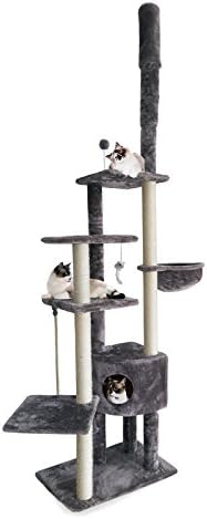 Furhaven 100"-113" Tall Cat Tree - Image 4