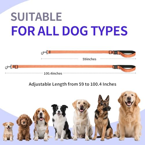 Kazazoo Hands-Free Dog Leash Adjustable Length 5-8 Ft, Waist - Image 6