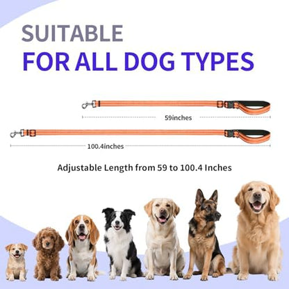 Kazazoo Hands-Free Dog Leash Adjustable Length 5-8 Ft, Waist - Image 6
