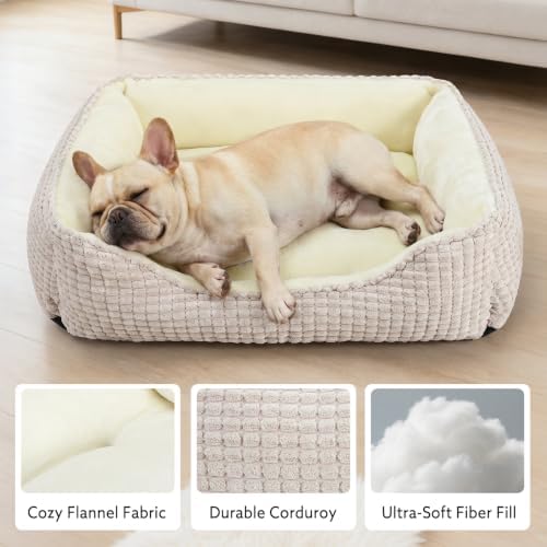 MIXJOY Dog Beds for Medium Dogs Washable, Rectangle Pet Bed Medium Size Dog - Image 4