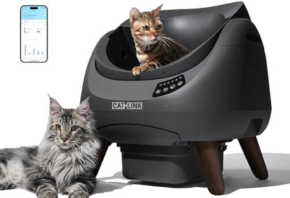 CATLINK Open-X Open-Top Automatic Litter Box by CATLINK