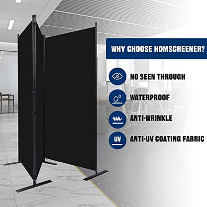 Room Divider 3 Panel-102''Wide, 6FT Room Dividers and Folding Privacy Screen - Image 3