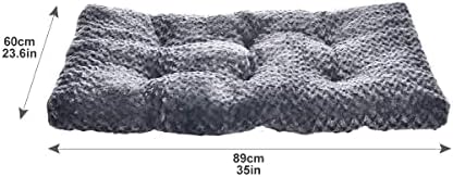 Amazon Basics Washable Cat and Dog Bed, Crate Pad - Image 5