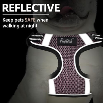 PUPTECK Dog Harness and Leash Set Medium Sized, Step in No Pull Adjustable - Image 4
