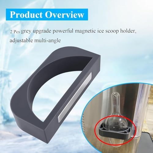 1 Pc Upgrade Powerful Magnetic Ice Scoop Holder, Adjustable Multi-Angle - Image 2