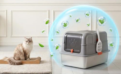 Fully Enclosed Dog Proof Litter Box - Image 7