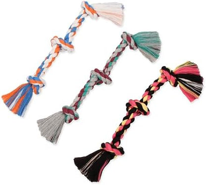 Mammoth Flossy Chews Color Rope Tug – Premium Cotton-Poly Tug Toy - Image 4