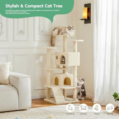 DUMOS 54 Inch Cat Tree Tower - Image 2