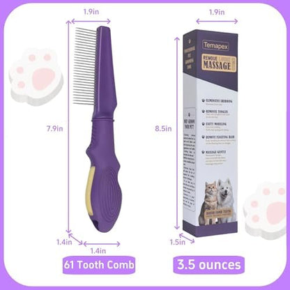 Pet Comb for Grooming Long Haired Cats & Dogs - Image 6